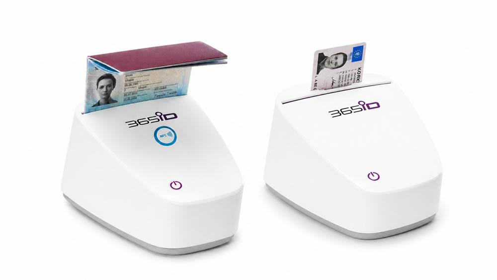 Equipamento 365id — leitura automática de documentos de identidade