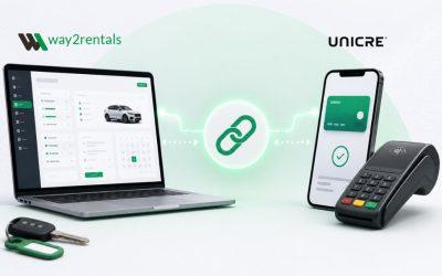 Way2Rentals integra gateway de pagamentos Unicre